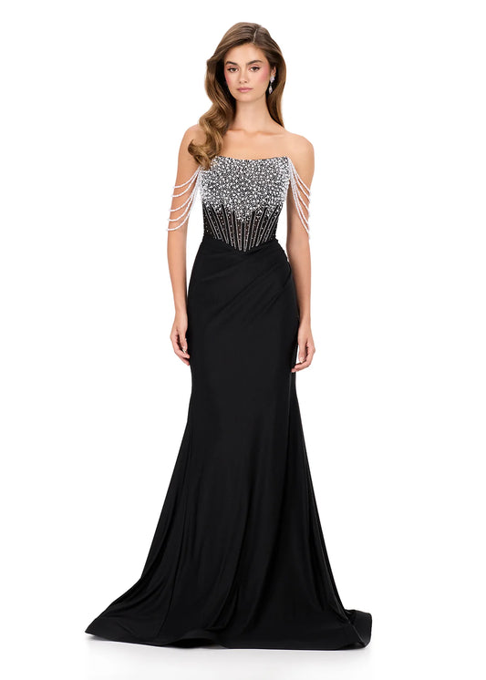 black dresses for women bodycon Women's Plus Size Vernice Ruffle Bodycon Dress - Black