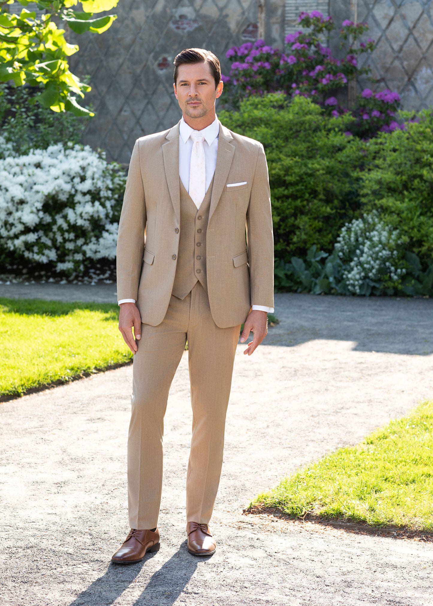 Ted Stanford Camel Metro Suit