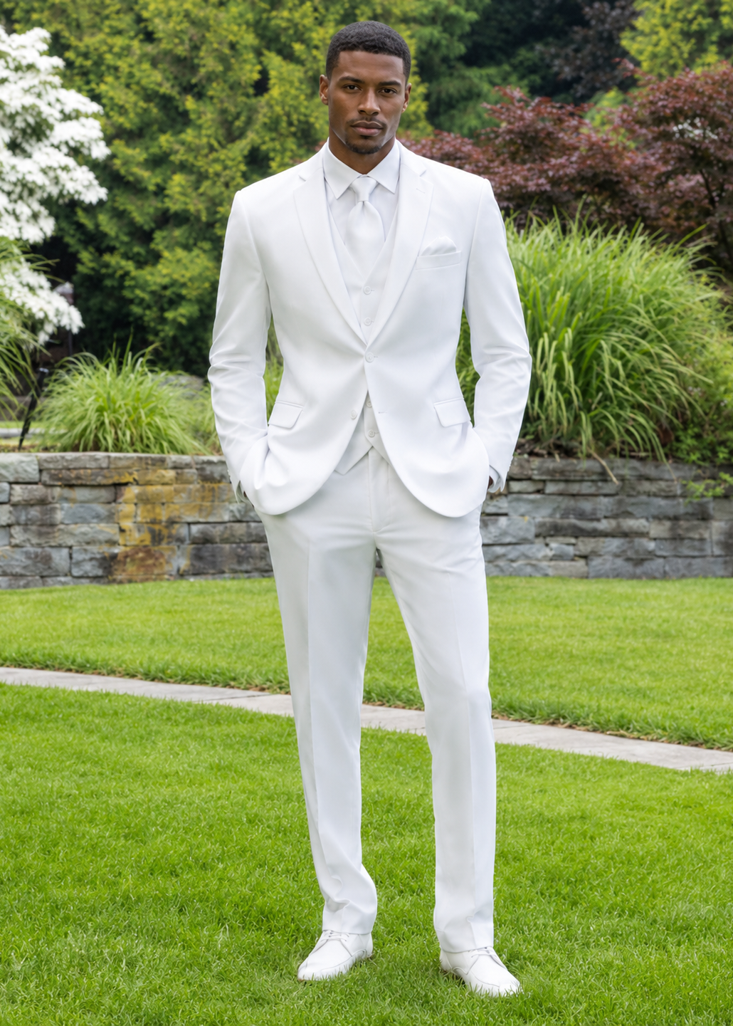 Couture 1910 White Aragon Tuxedo