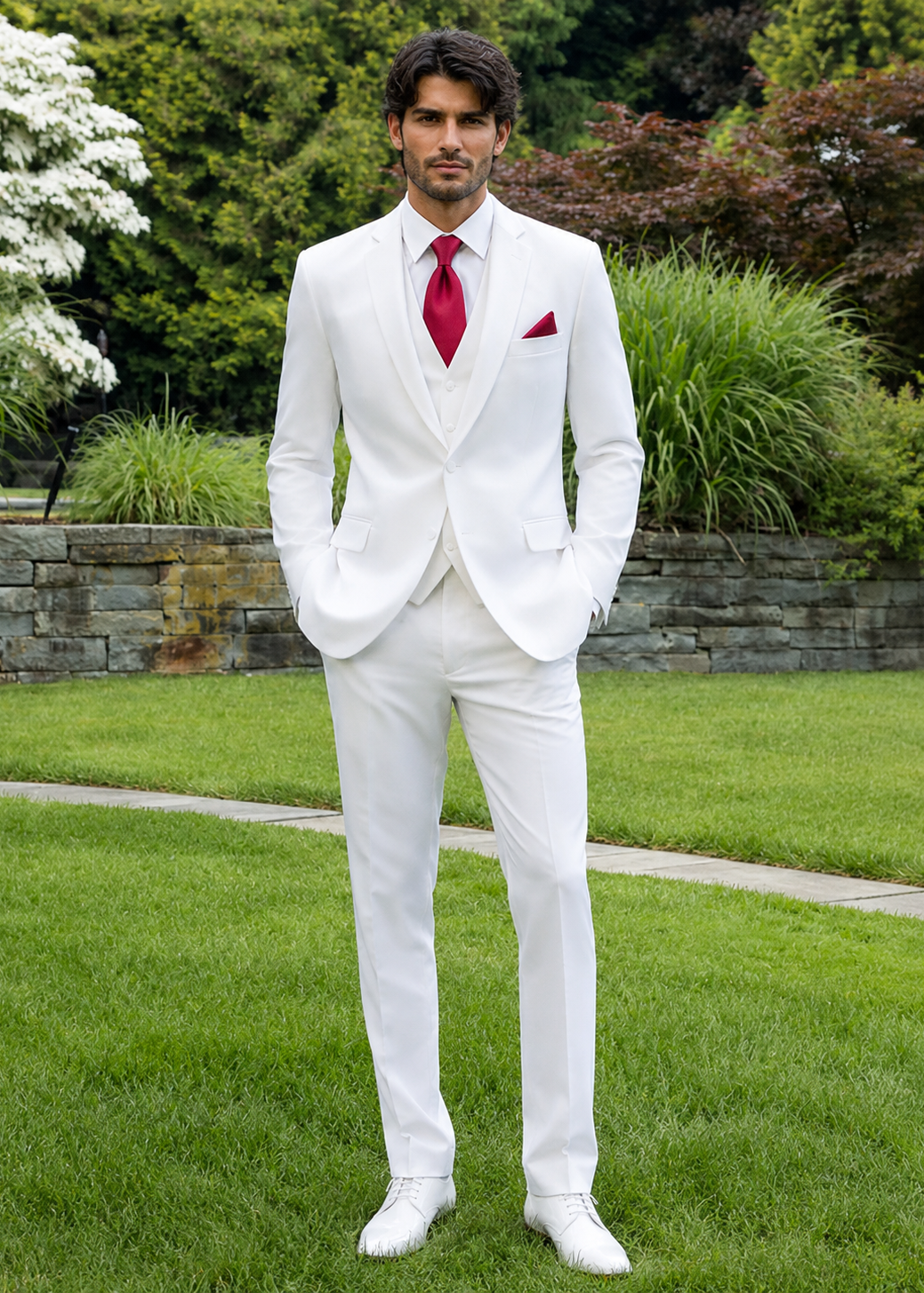 Couture 1910 White Aragon Tuxedo