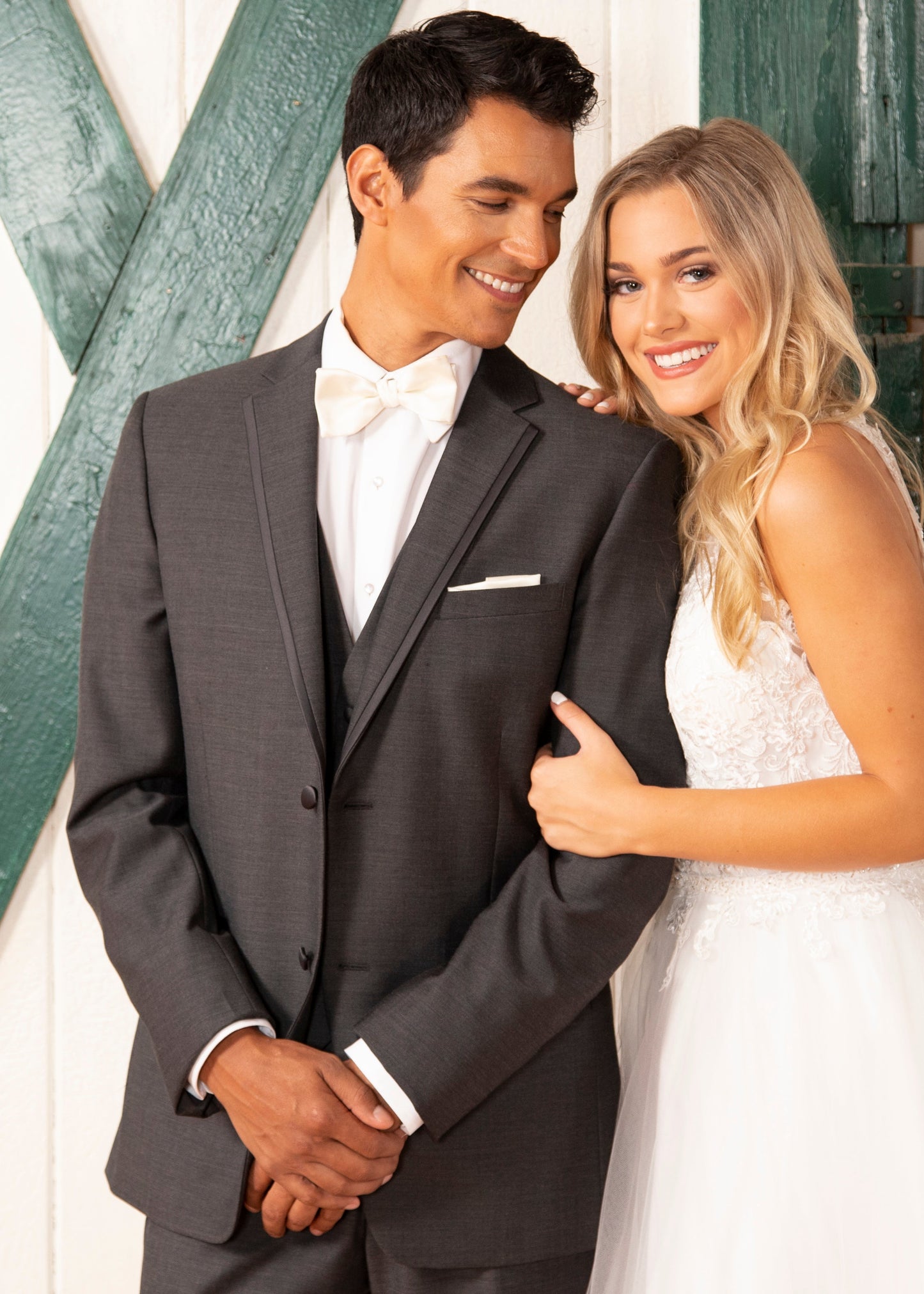 Kenneth Cole Barrow Dark Grey Tuxedo