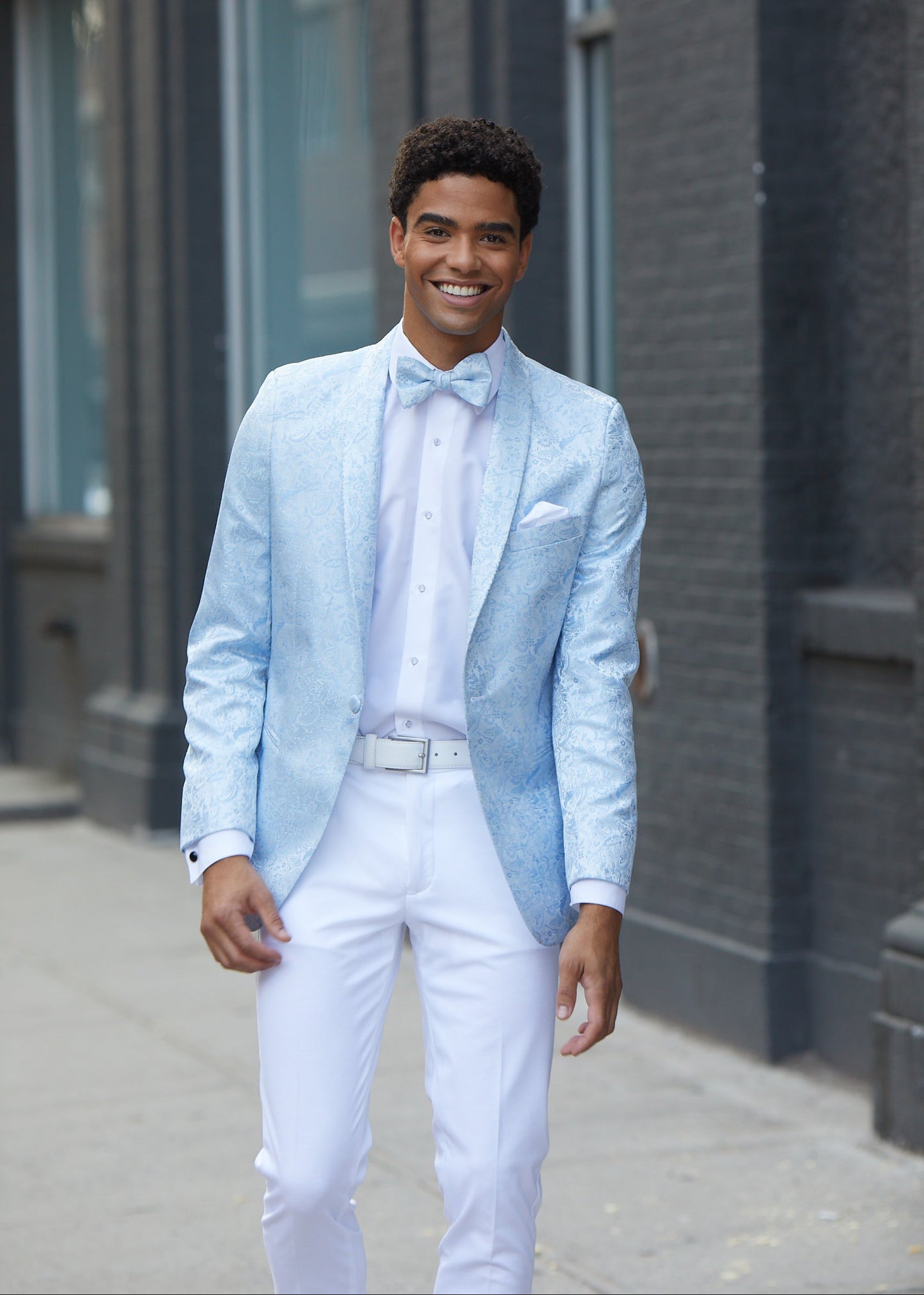 Mark of Distinction Aries Paisley Wedgewood Blue